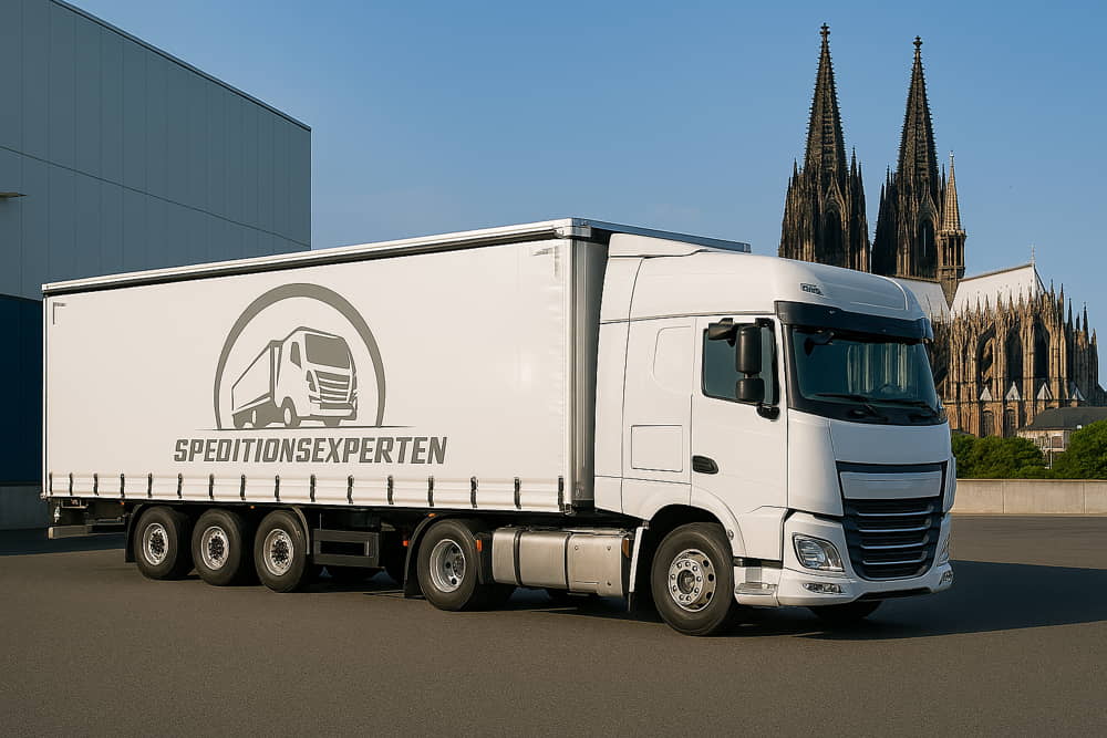 Auflieger mit neuer LKW-Plane